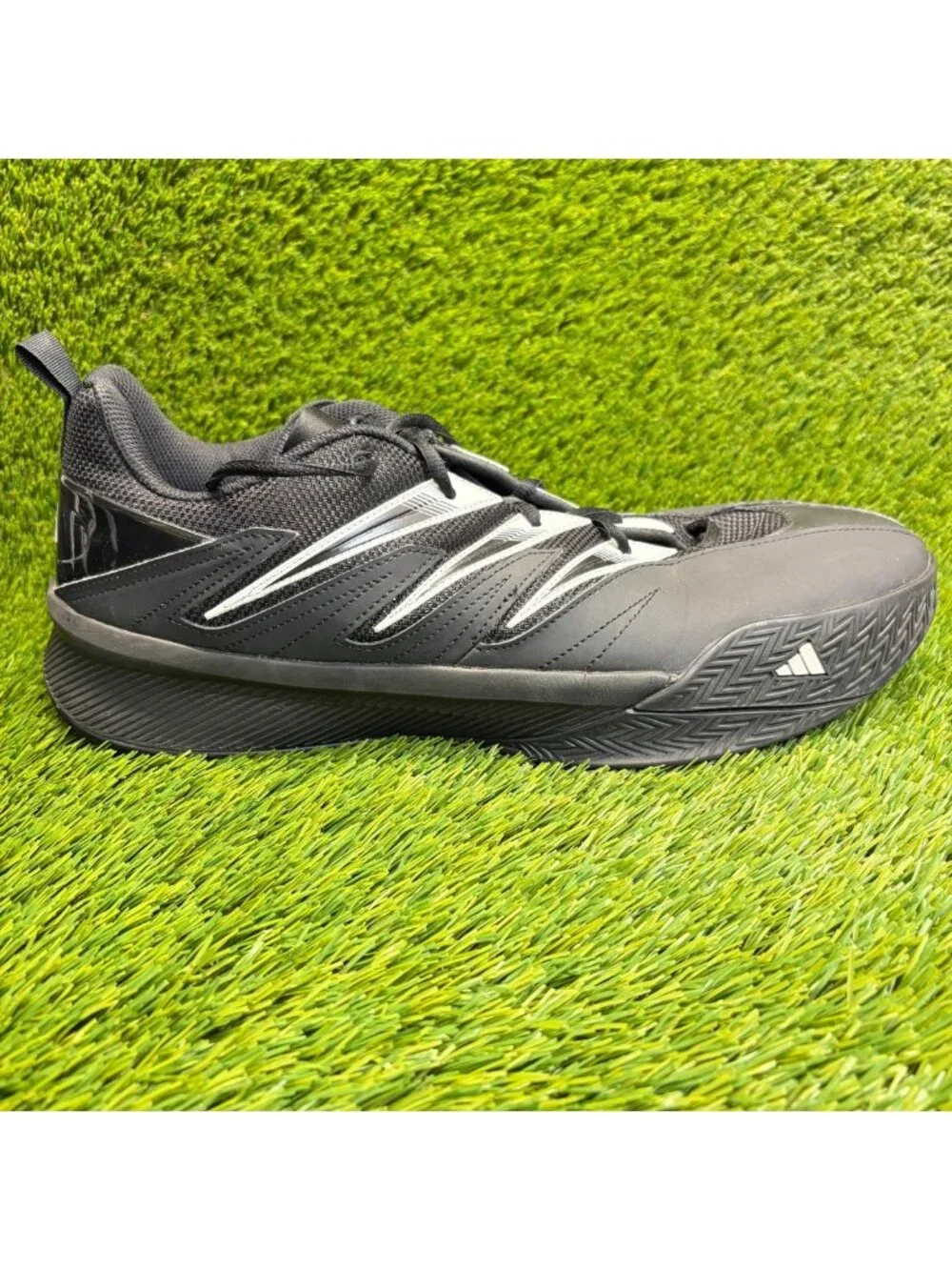 Adidas Dame Certified 3 Low Mens Size 15 Black Athletic Running Shoes Sneakers